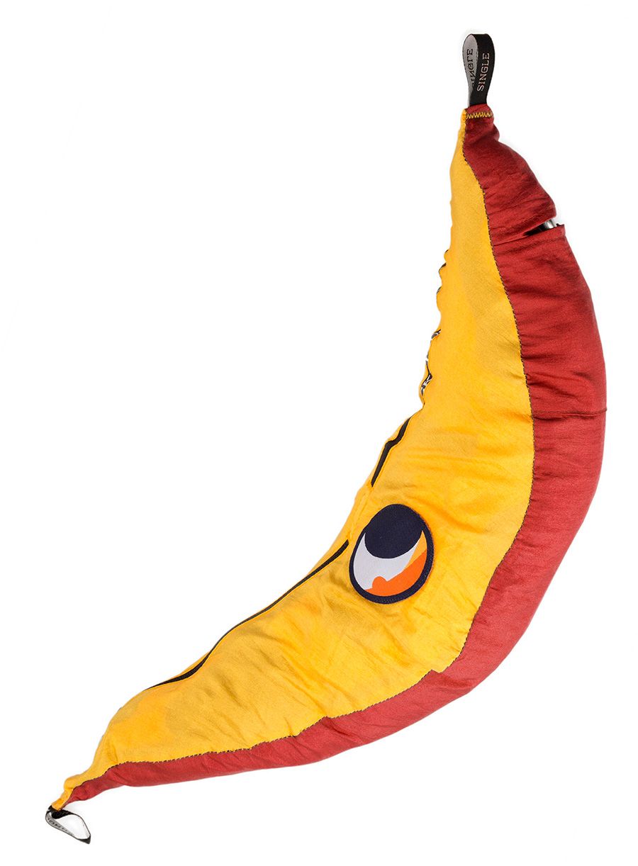 Reisehängematte Ticket To The Moon Hammock Double - burgundy/dark yellow