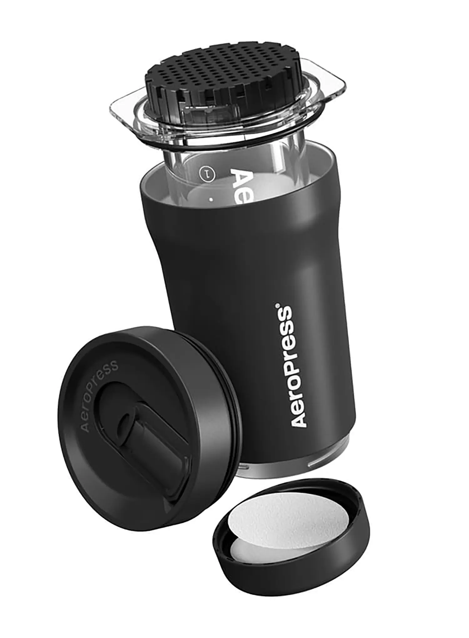 Kaffeekocher AeroPress Go Plus - black