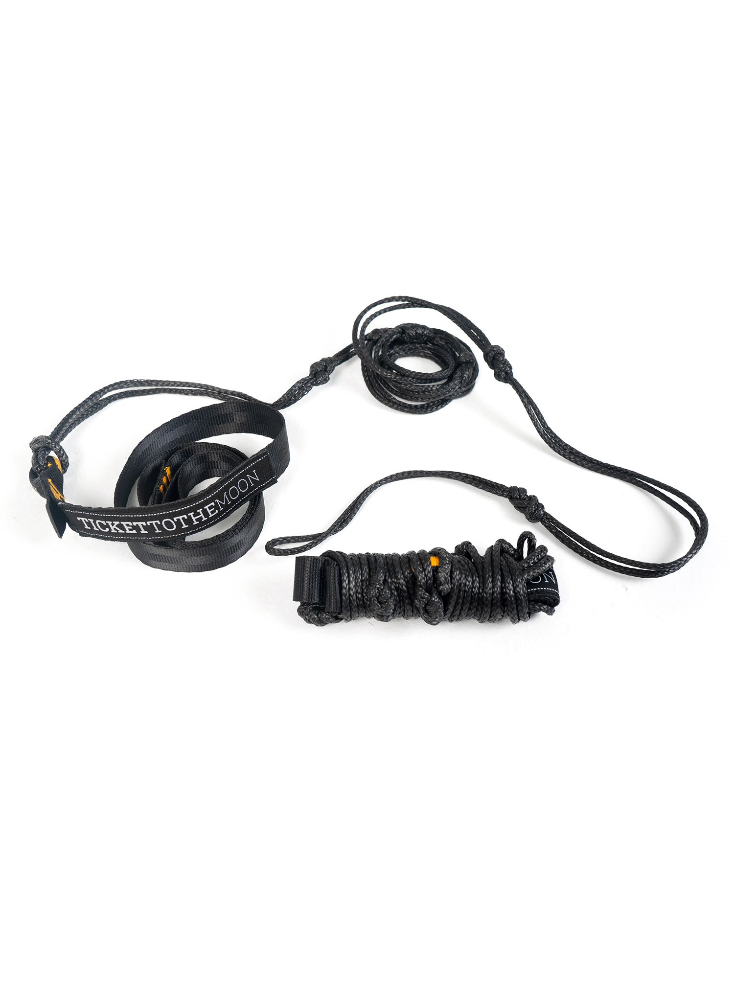 Hängematte-Aufhängung Ticket to The Moon Lightest Straps - black