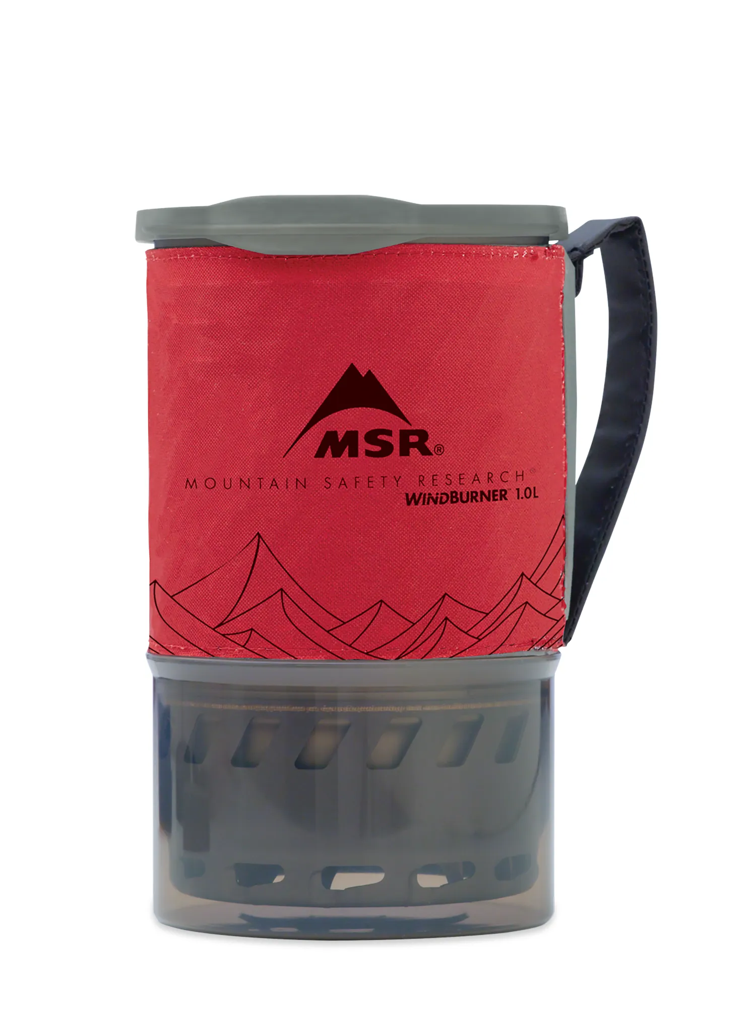 Kochset MSR WindBurner 1.0L Personal Stove System - red