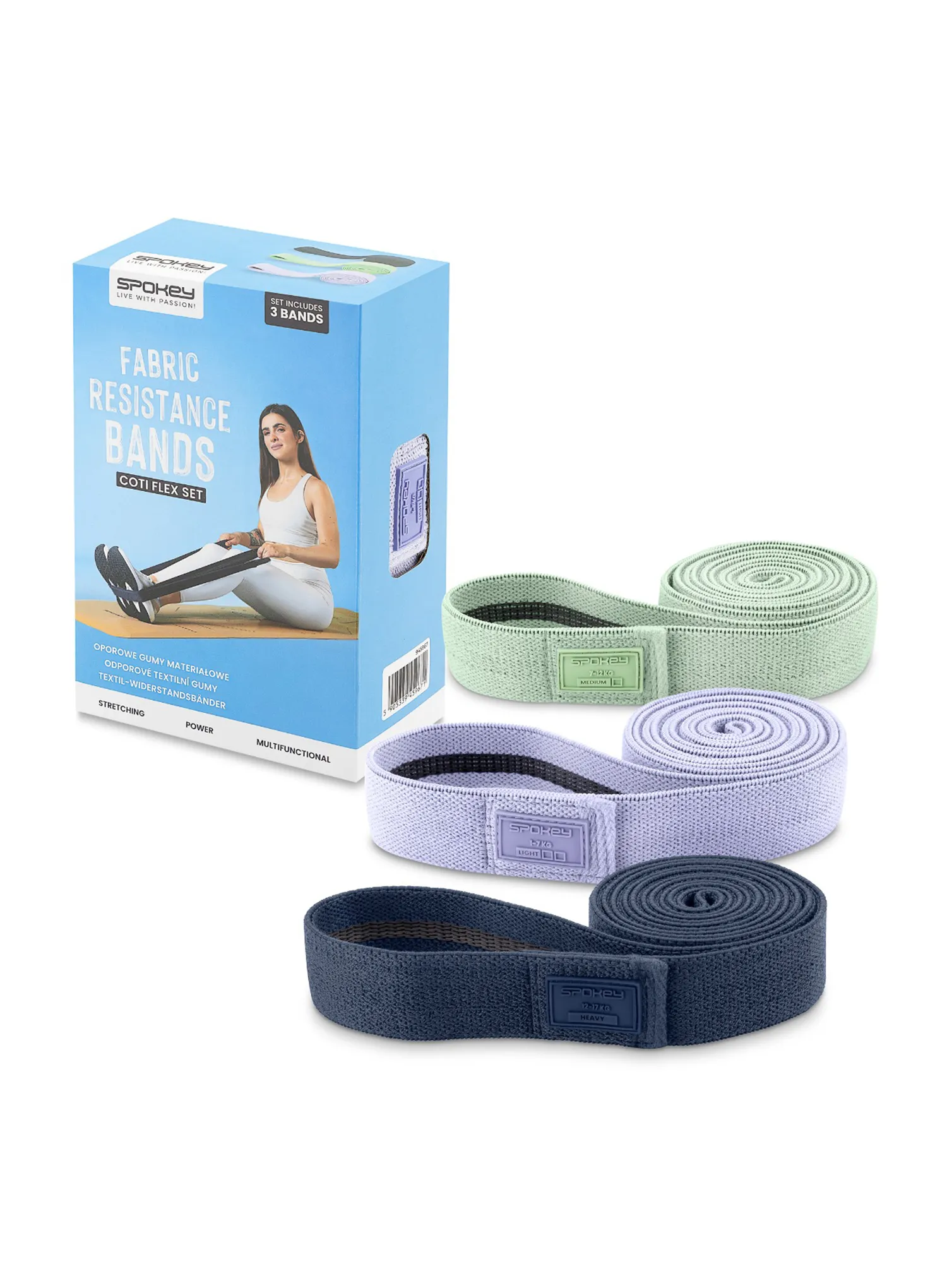 Widerstandsband-Set Spokey Coti Flex Set - multicolor