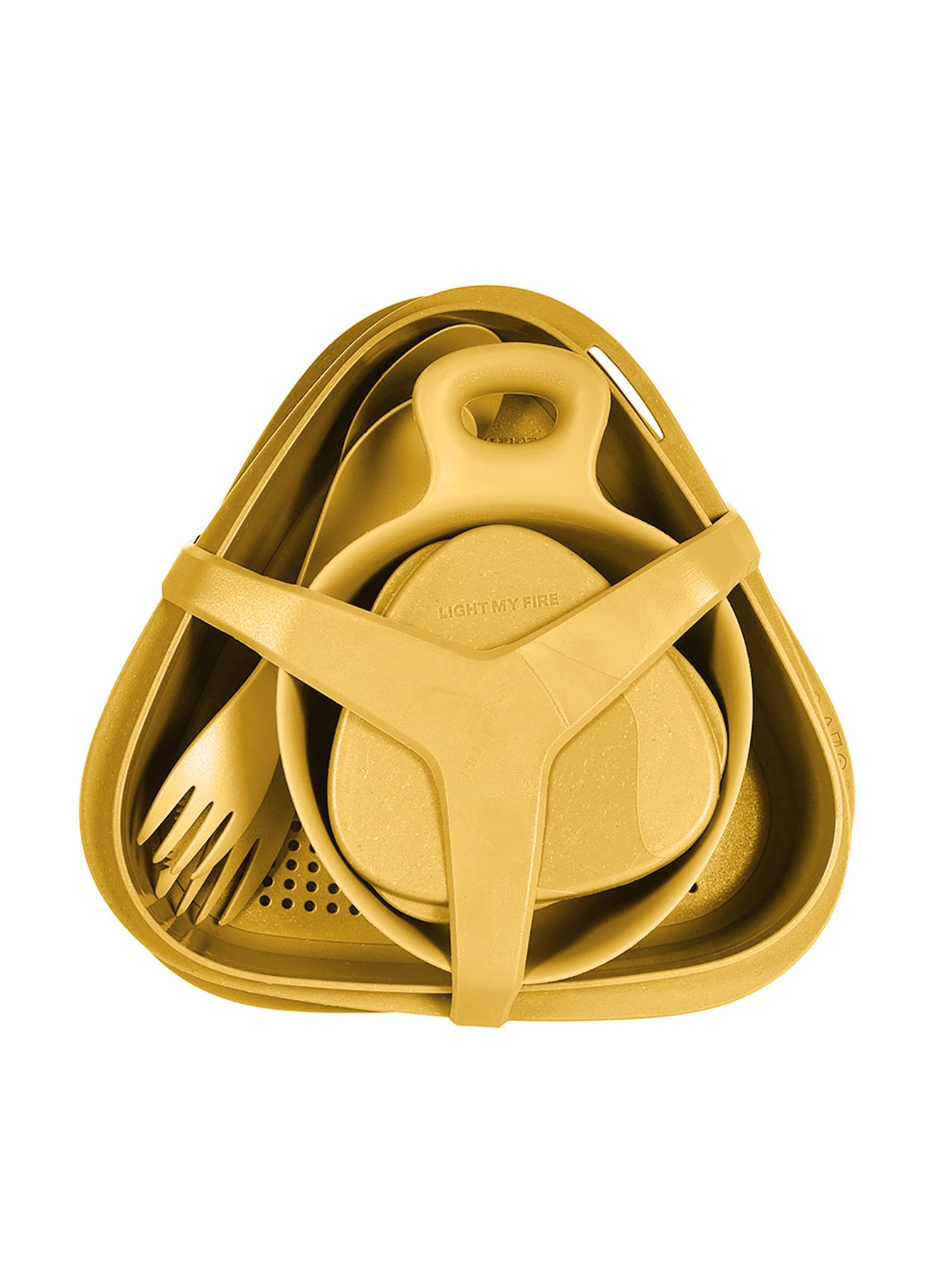Geschirrset Light My Fire Meal Kit Bio - mustard yellow