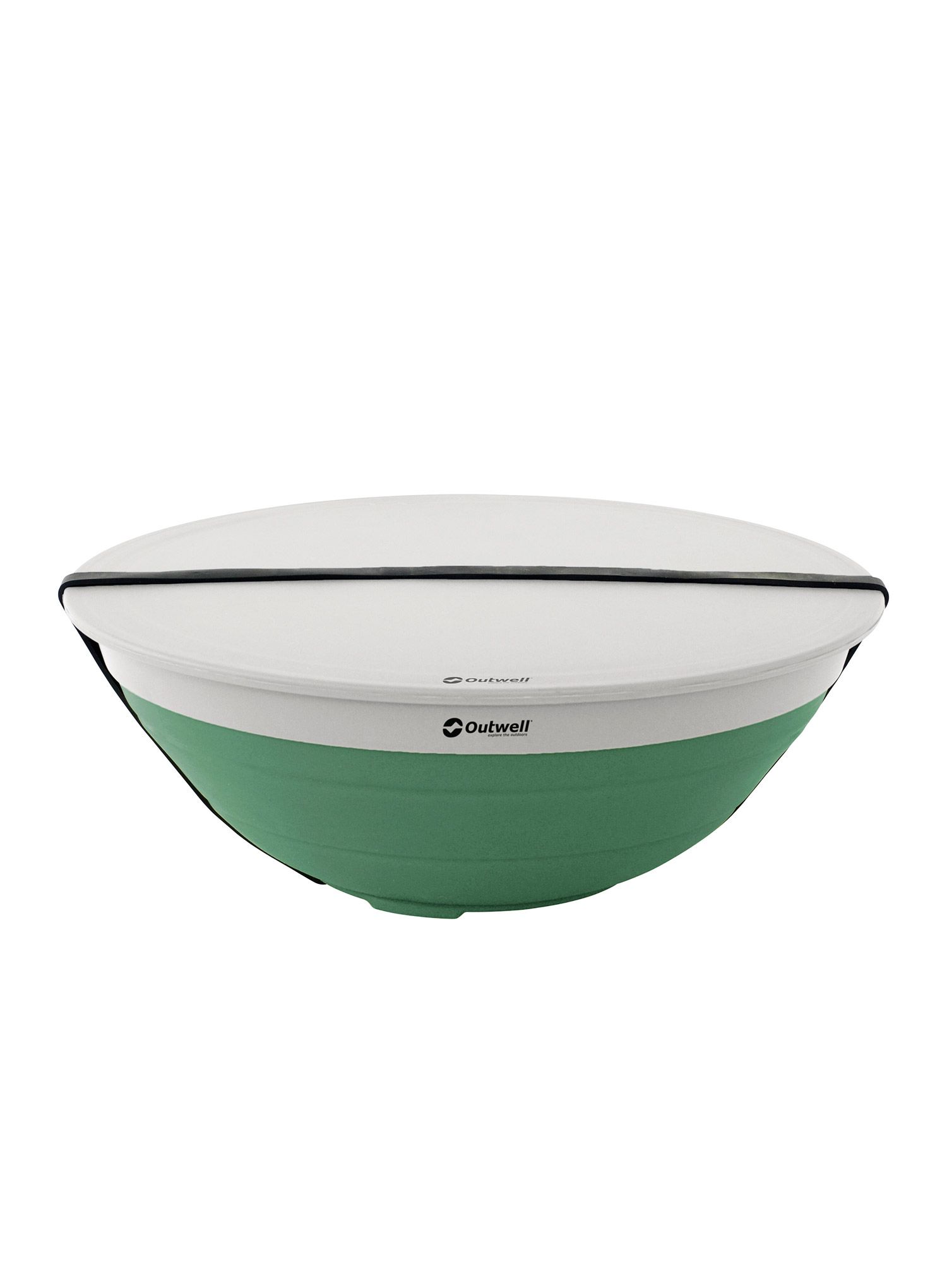 Geschirrset Outwell Collaps Bowl & Colander Set - shadow green