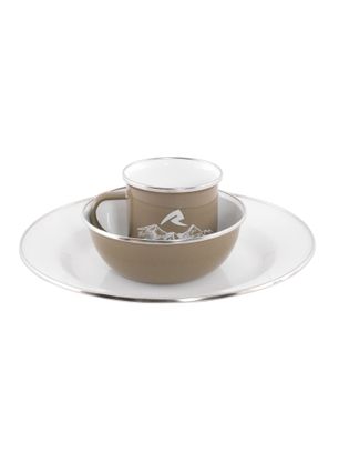 Geschirrset Robens Tongass Single Enamel Set