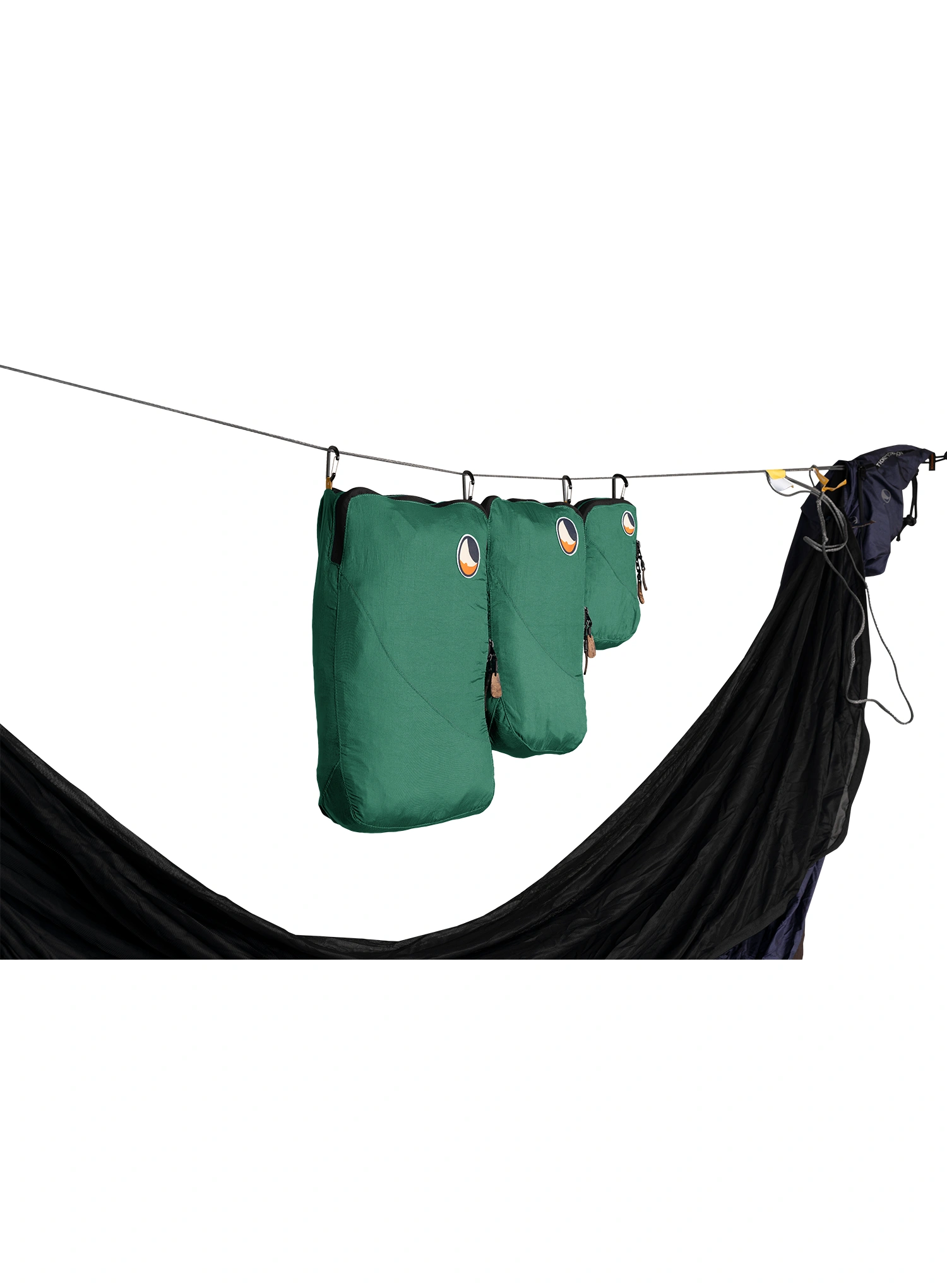 Organizer-Set Ticket To The Moon Travel Cube Set - petrol green