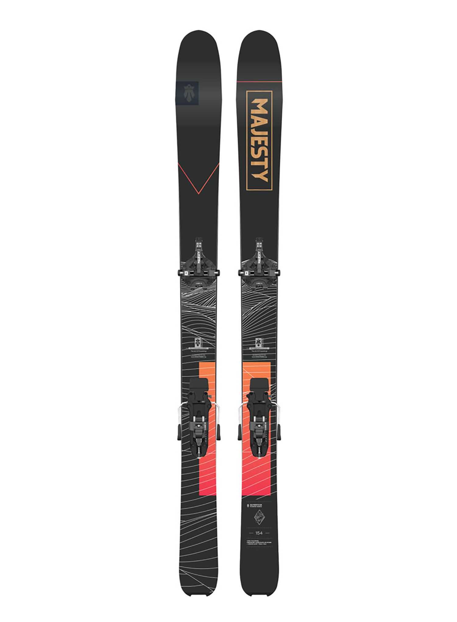 Tourenski-Set Majesty Supertour + C-Crest 10 154cm