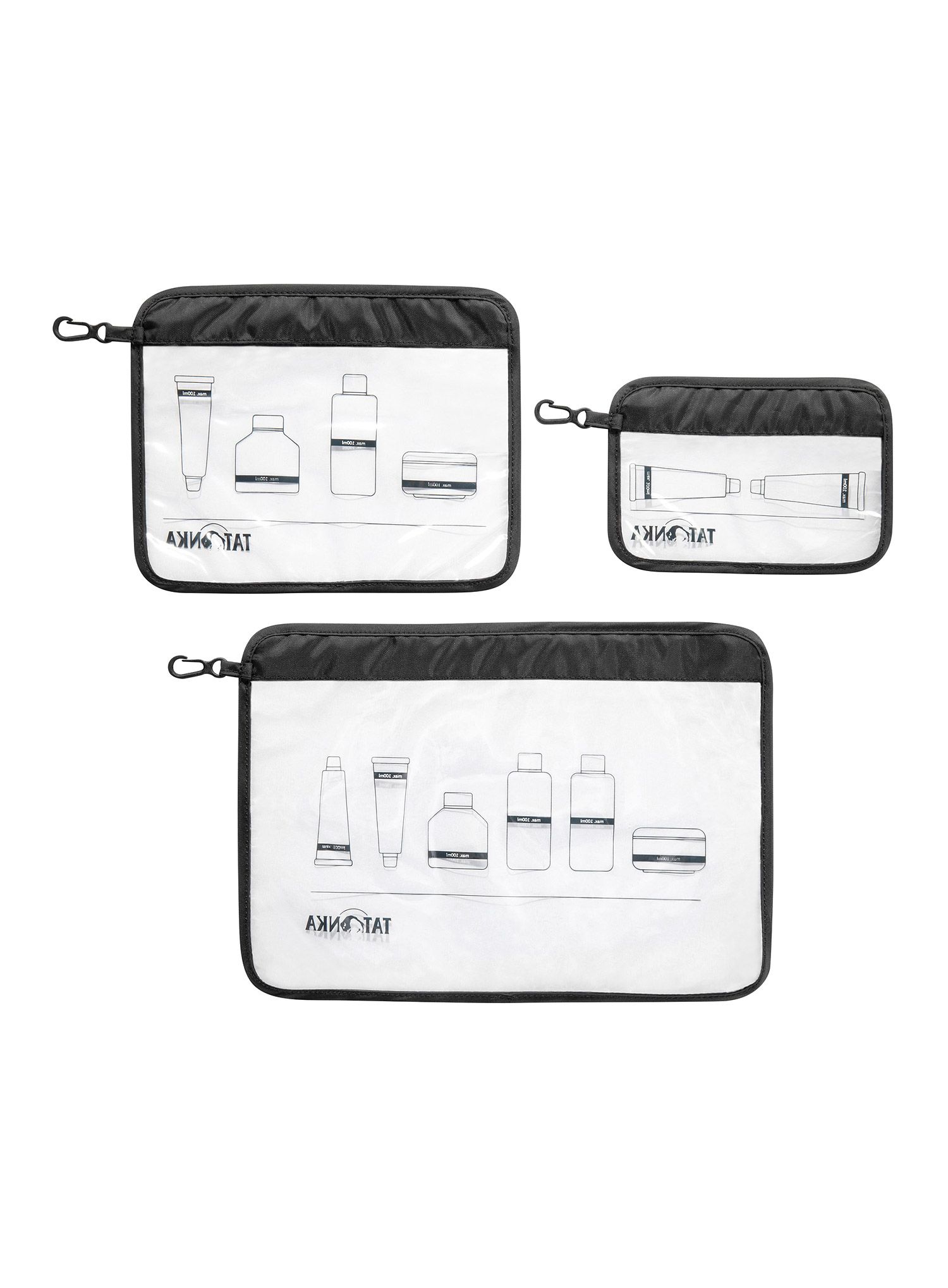 Beutelset Tatonka Zip Flight Bag Set - black