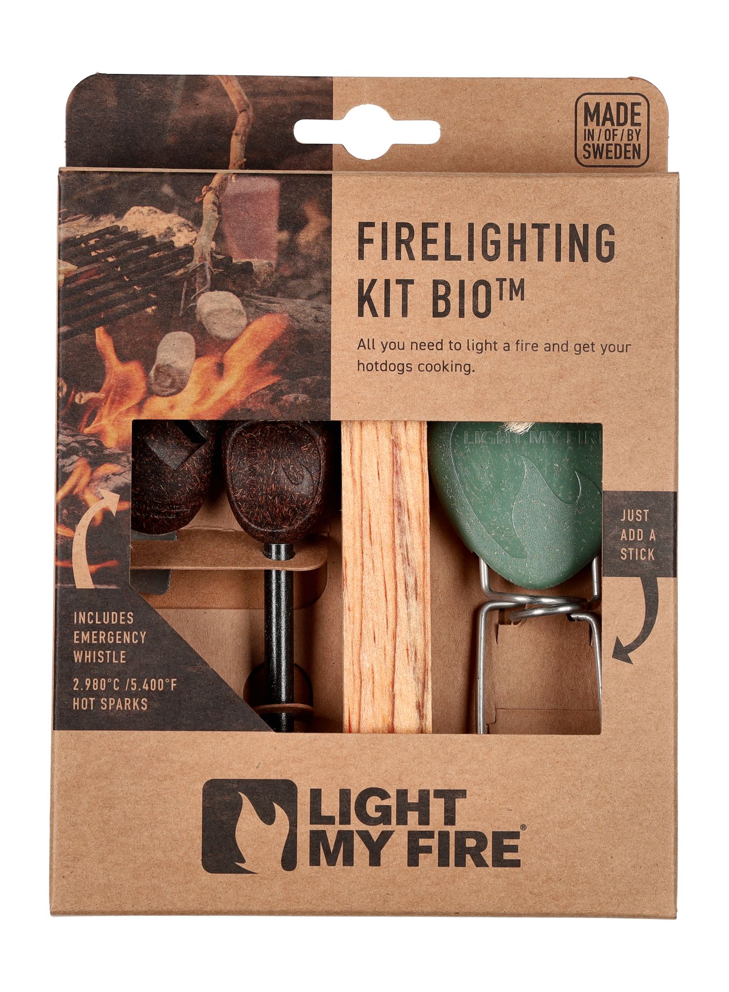 Gaskocherset Light My Fire Lighting Kit Bio - sandy green/cocoshell