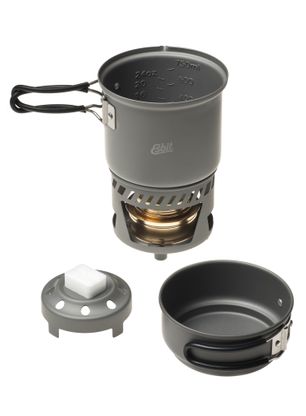 Set Esbit Cookset and Alcohol Burner 985 ml - hard anodized