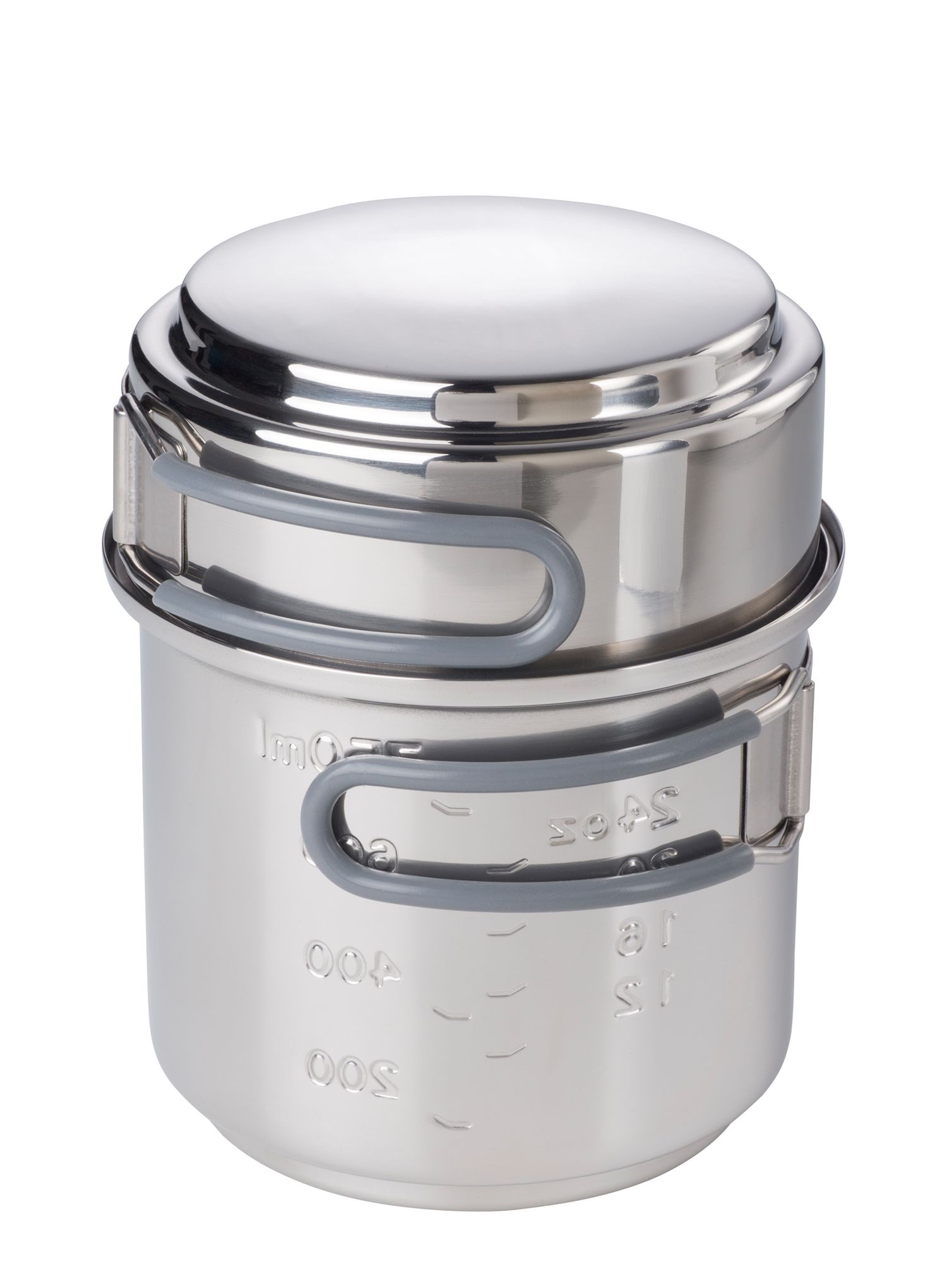 Set Esbit Cookset and Alcohol Burner 985 ml - stainless steel