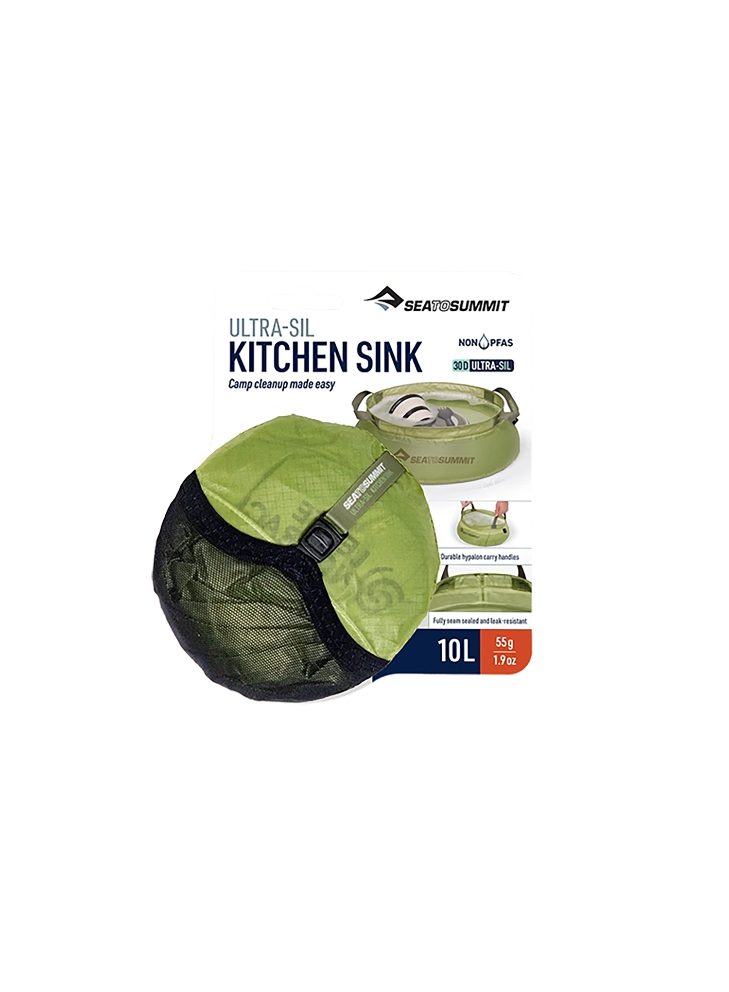 Spüle Sea To Summit Ultra-Sil Kitchen Sink 10 L - tarragon